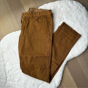 J. Crew // The Driggs Mustard Chino